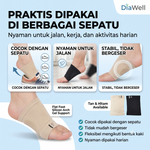 Diawell - Silikon Penyangga Lengkung Kaki Datar