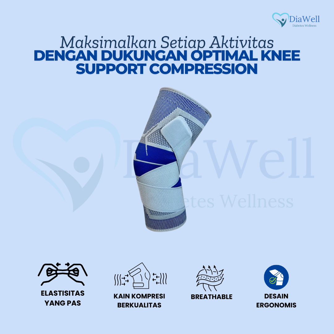 Diawell - Kompresi Penyangga Lutut