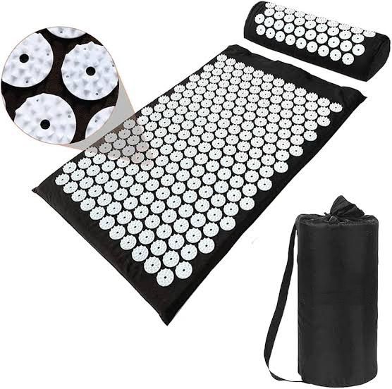 Diawell - Accupressure Matras Yoga 1 Set - Hitam
