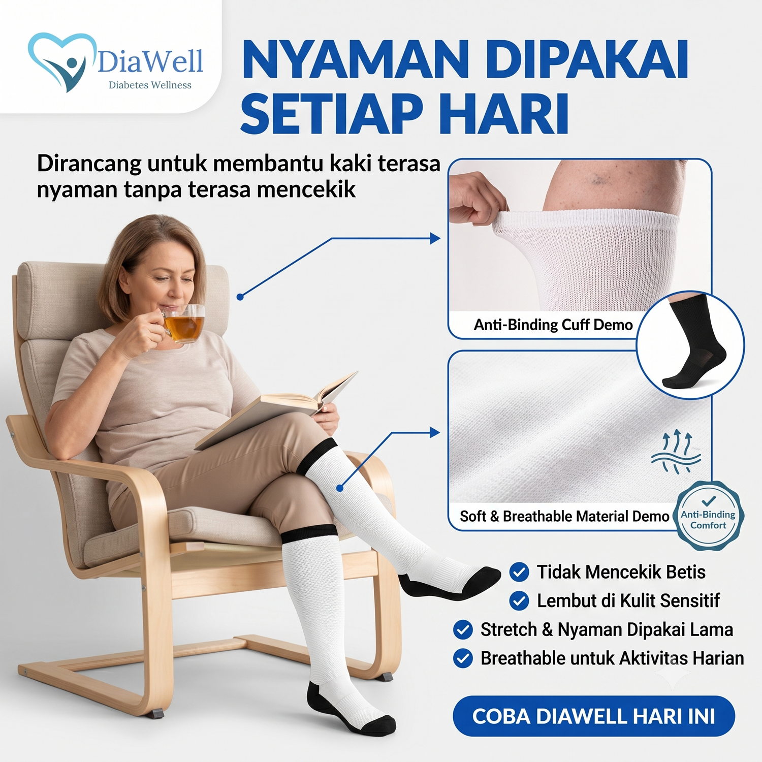 Diawell - Kaos Kaki Diabetes