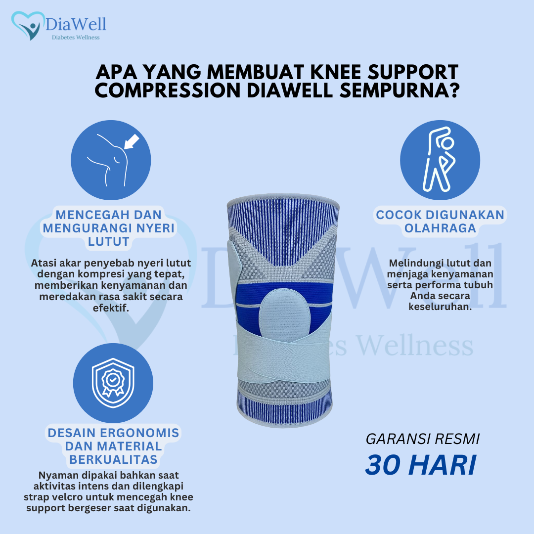 Diawell - Kompresi Penyangga Lutut