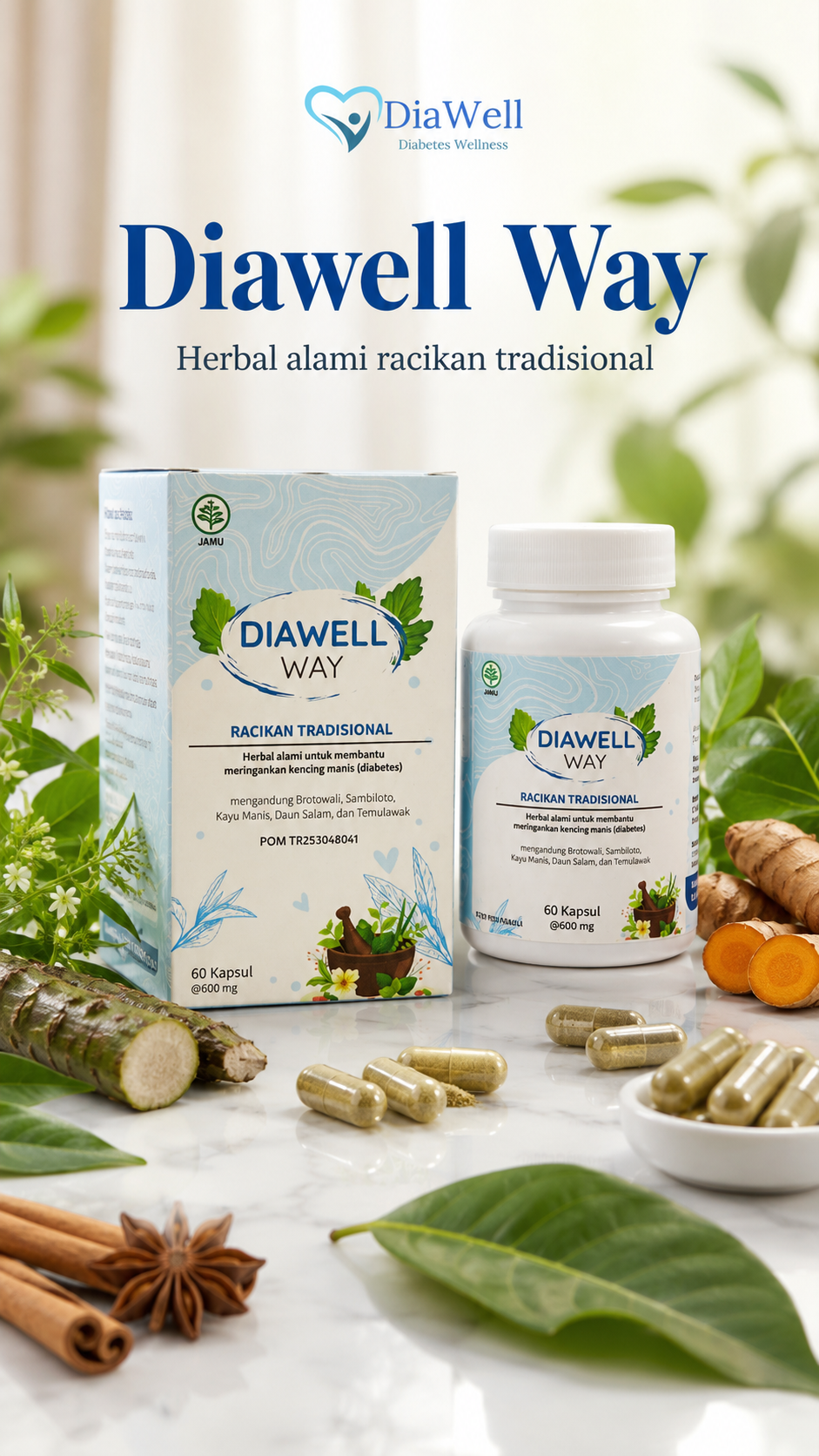 DiaWell Way - Natural Herbs to Help Relieve Diabetes